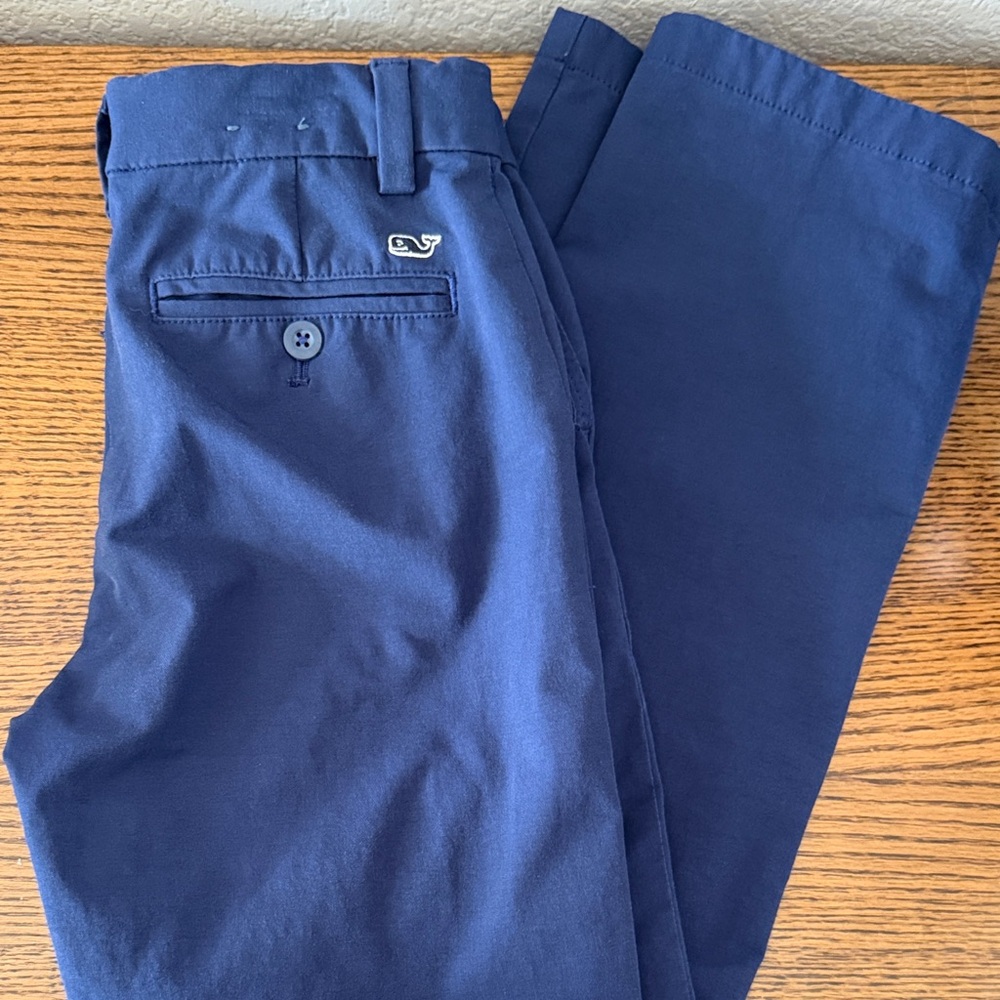 Vineyard Vines Kids Navy Formal Pants